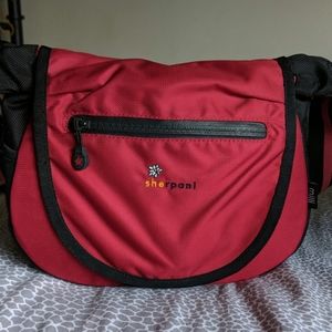 NEW LARGE RED SHERPANI PURSE